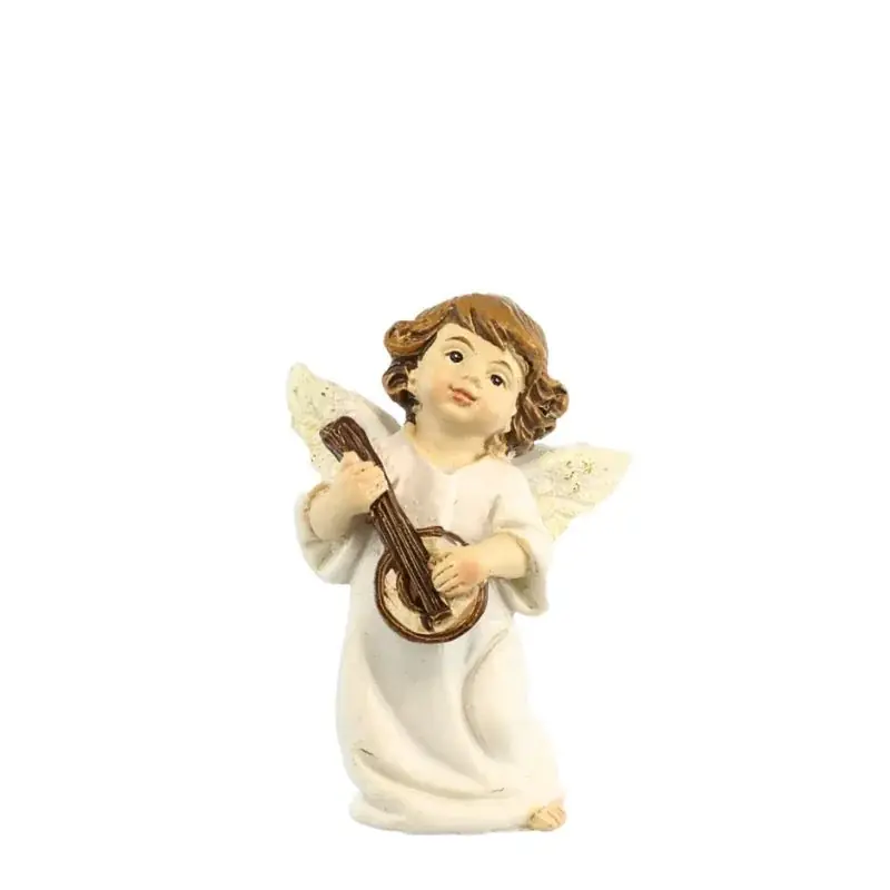 Statue d'un Ange Musicien de 6 cm en résine