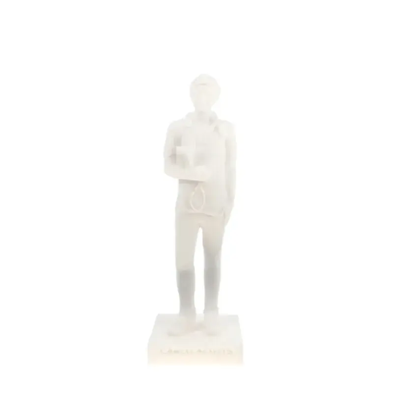 Statue de Saint Carlo Acutis de 15cm en Albatre