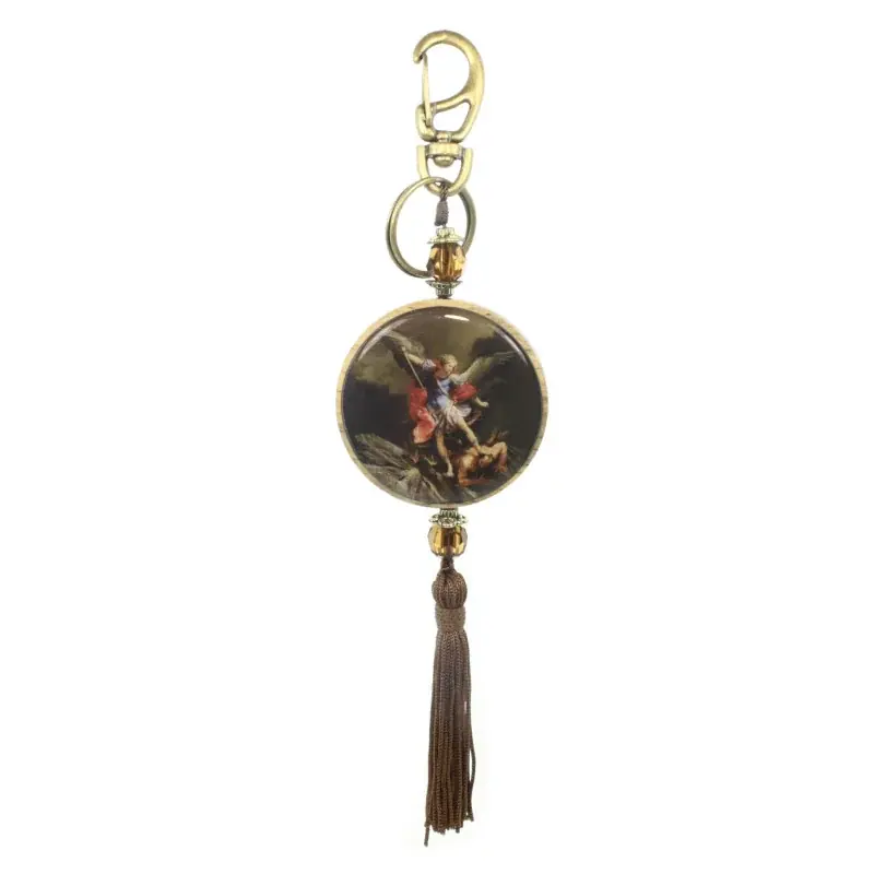 Porte clé de Saint avec Pompom