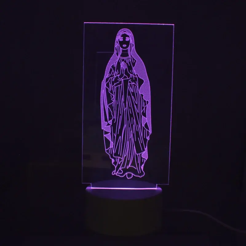 Lampe LED de Notre Dame de Lourdes