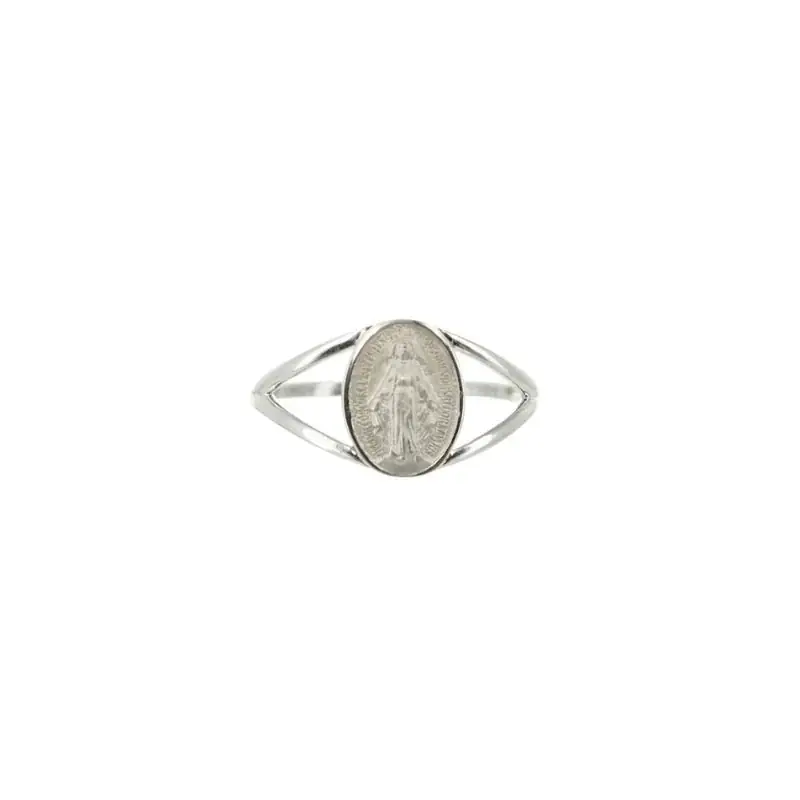 Bague de la Médaille Miraculeuse en Argent