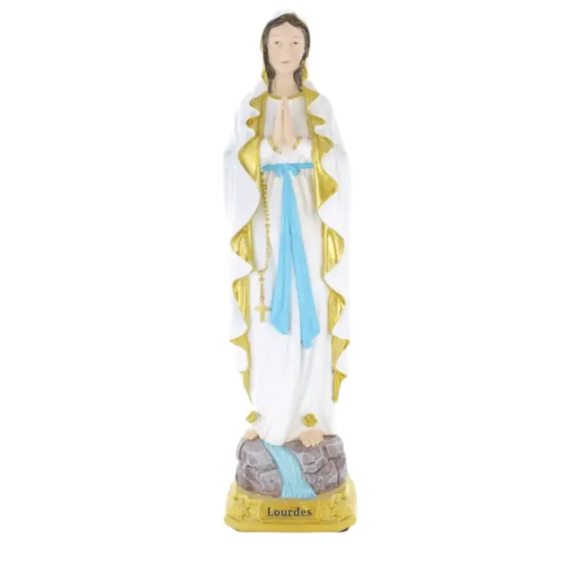 Statue de Notre Dame de Lourdes de 40cm en résine