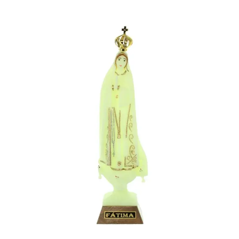 Statue lumineuse Notre Dame de Fatima de 20cm