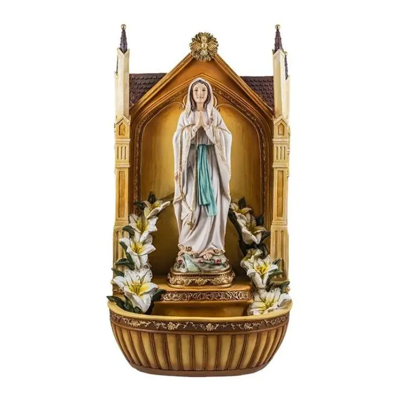 Fontaine de la Vierge de Lourdes de 50 cm