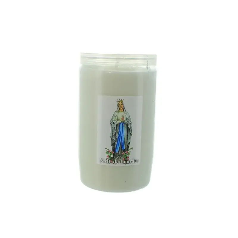 Bougie de dévotion 3 jours Notre Dame de Lourdes