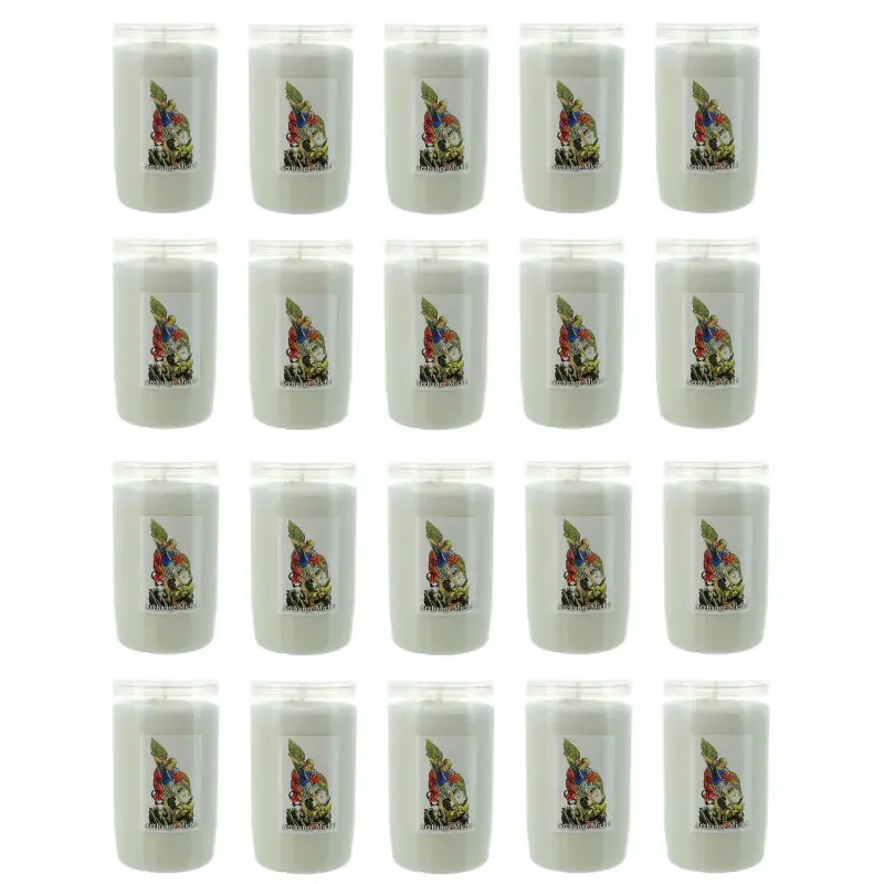 Lot de 20 bougies de dévotion 3 jours Saint Michel