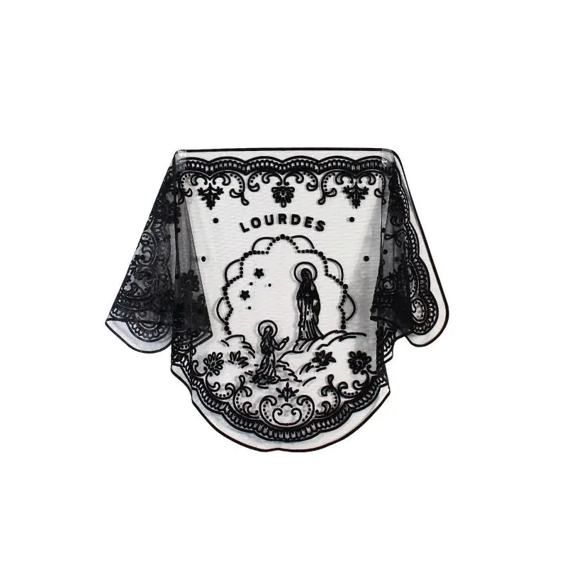 Mantille de l'Apparition noire Made In France