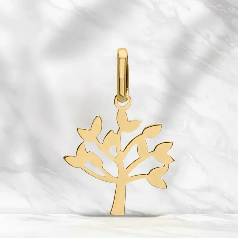 Pendentif Arbre de vie Or 9 carats