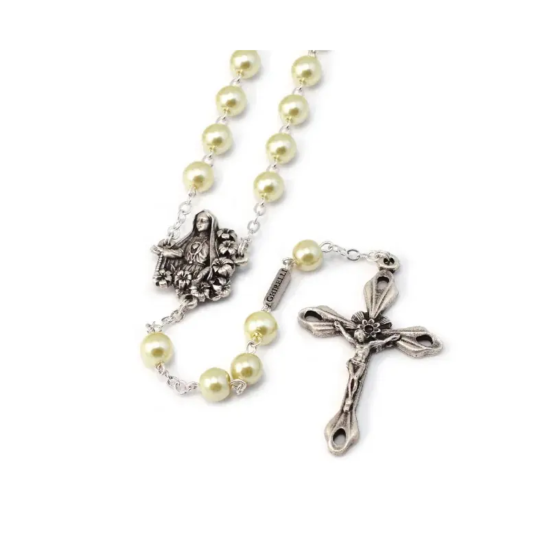 Chapelet de Fatima 7mm en verre