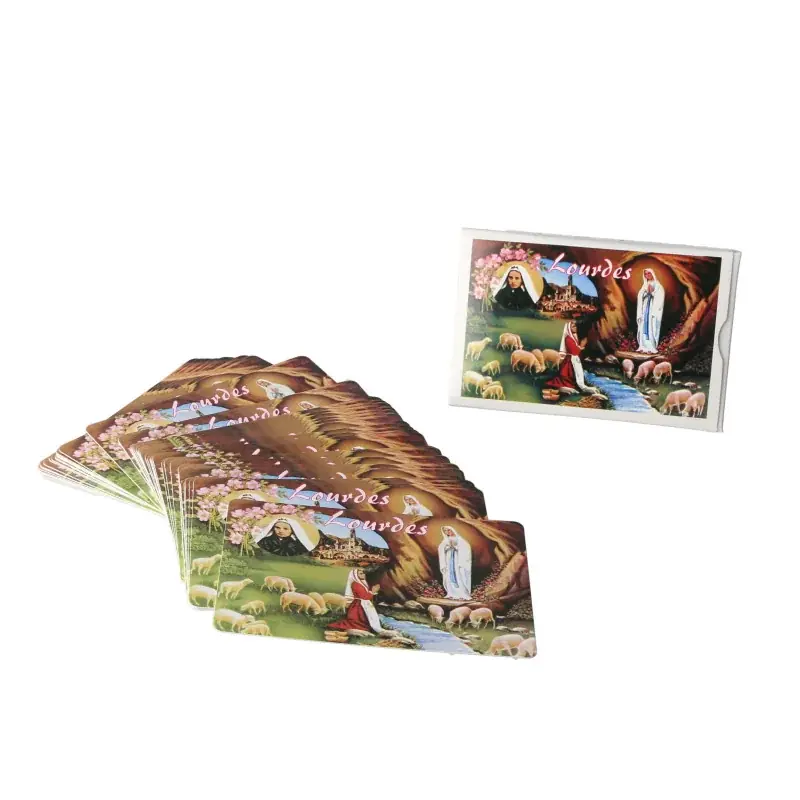 Jeu de 54 cartes Apparition de Lourdes