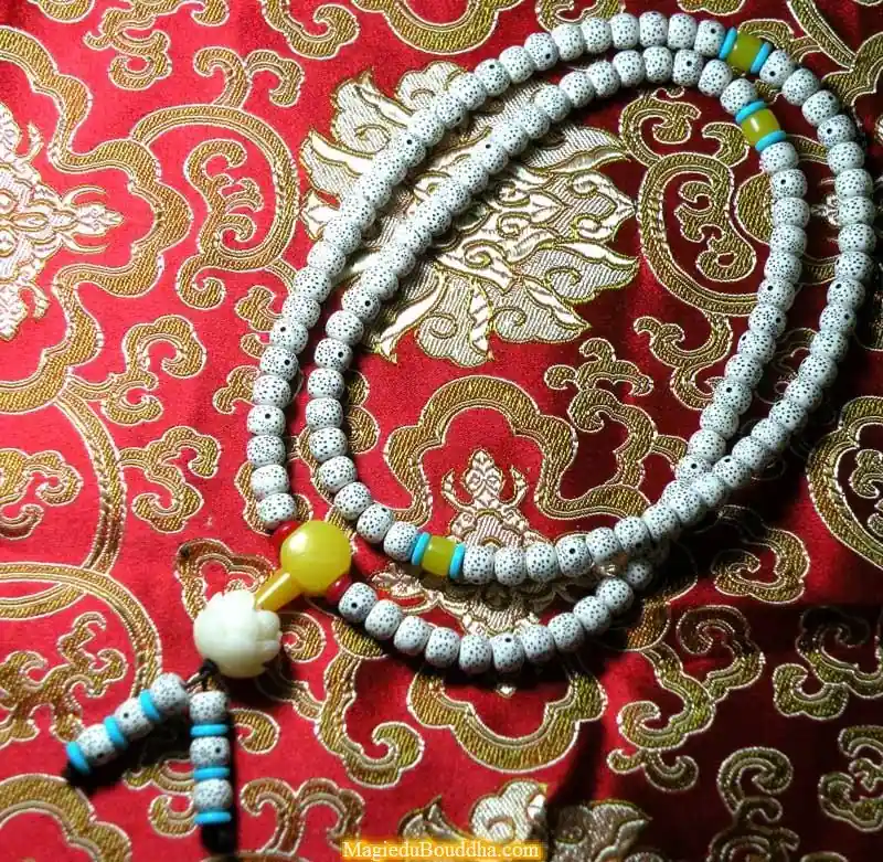 Mala "lotus seeds" - imitation resin