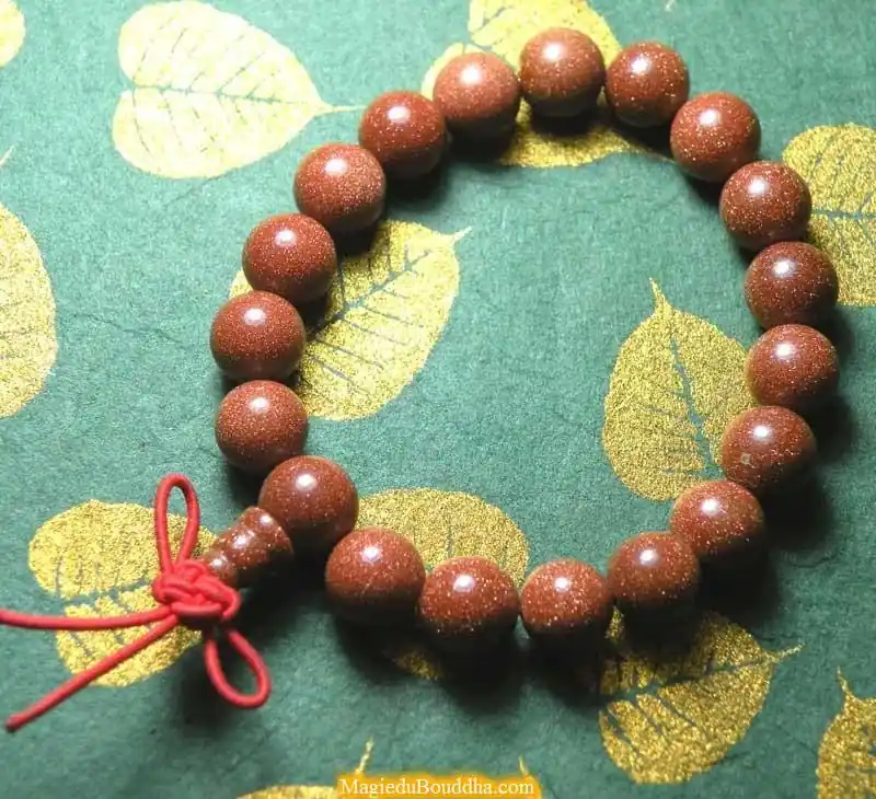 Sunstone Wrist Mala
