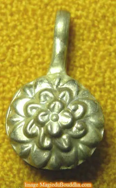 Mantra counter clip for mala - "Lotus flower" model