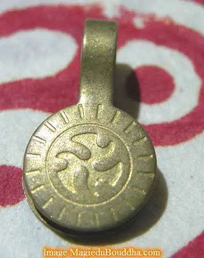 Mantra counter clip for mala - "Tao symbol" model.