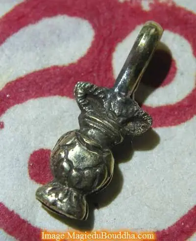 Mantra counter clip for mala - "Vase Bumpa" model.
