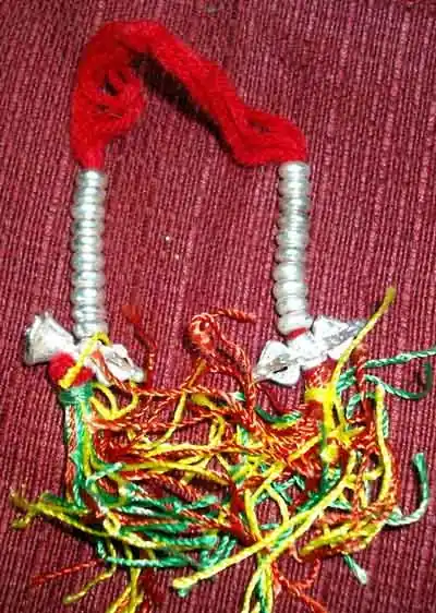 Mantra counters for mala - bell and dorje silver color.