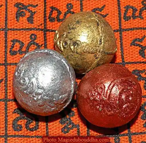 Buddhist Consecration Beads - Wat Bhoman Khunaram.