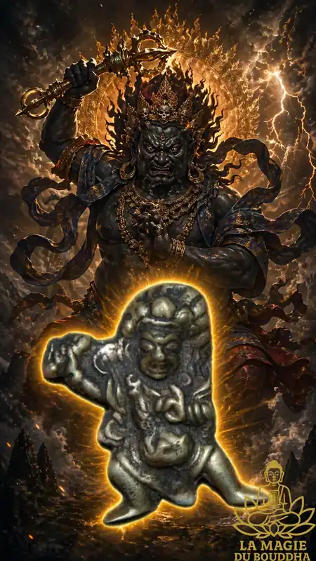 Tibetan Tokchag Amulet of Vajrapani.