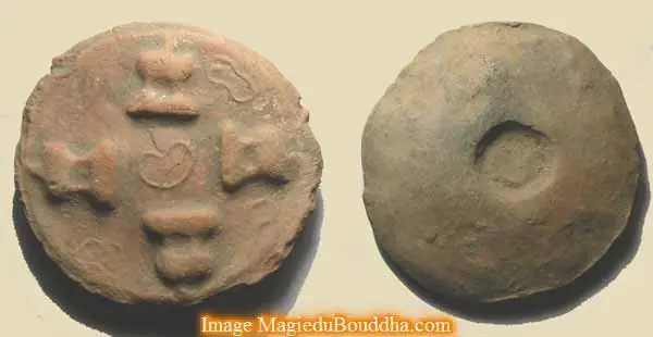 Consecration plaque to the 4 Buddhas - Venerable Phrakru Kanchana Boonya.