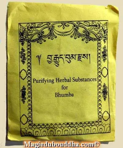 Purification powder for Buddhist holy water - Bhumpa.