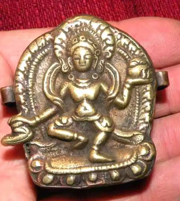 Tibetan Ga'au Reliquary - Vajra Yogini.