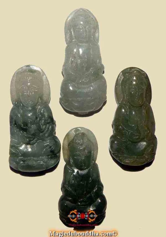 Guan Yin jade pendant.
