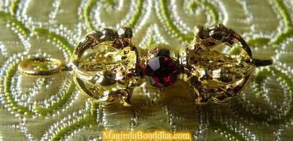 Chinese Vajra (Dorje) Amulet Gold - Master Chang-Ee.