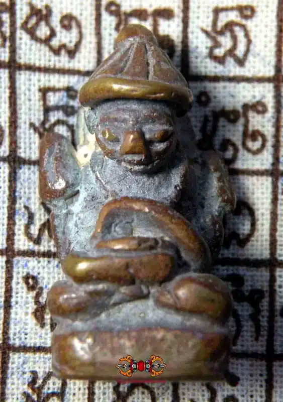 Phra Upakut / Phra Boa Khem Amulet - Cambodia.