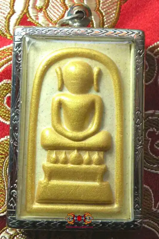 Large golden Phra Somdej Gaisser amulet - Wat Arun