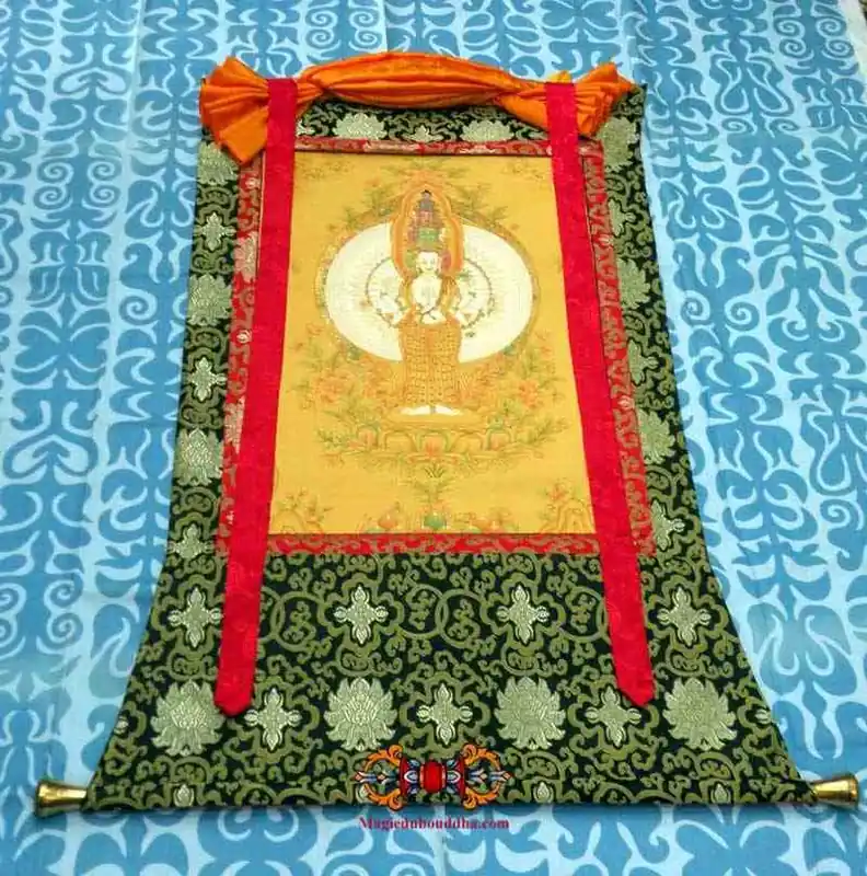 Great Thangka of Chenrézi with a thousand arms (Lokeshwor)