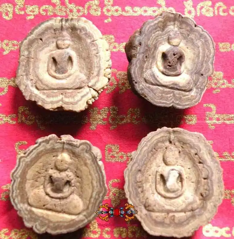Phra Siwali relic stone carved Buddha