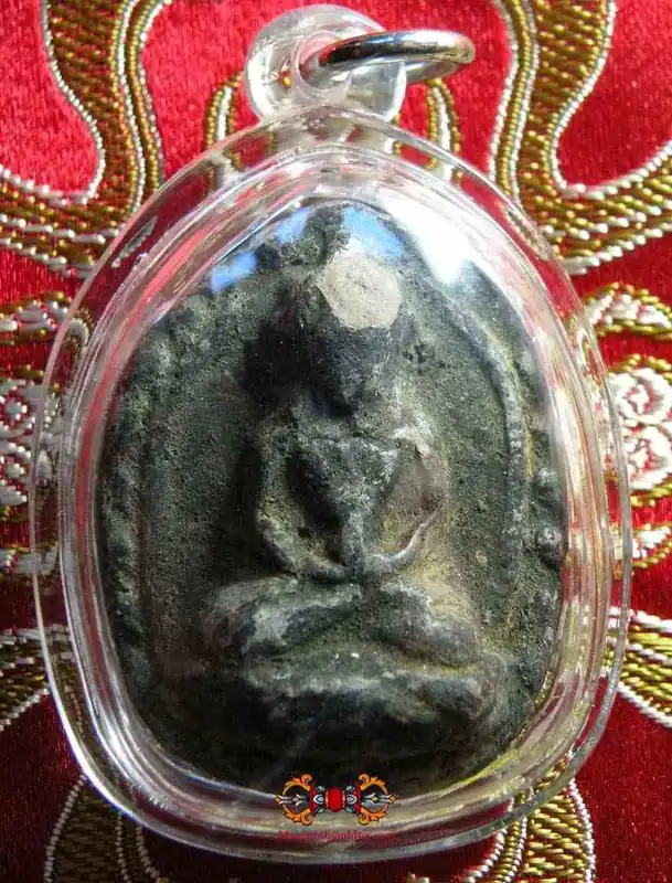 Ancient Tsa Tsa Amulet - Long Life Buddha