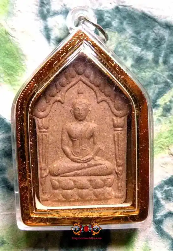 Large Thai charm amulet Phra Khunpen - Most Venerable LP Wiriyan.