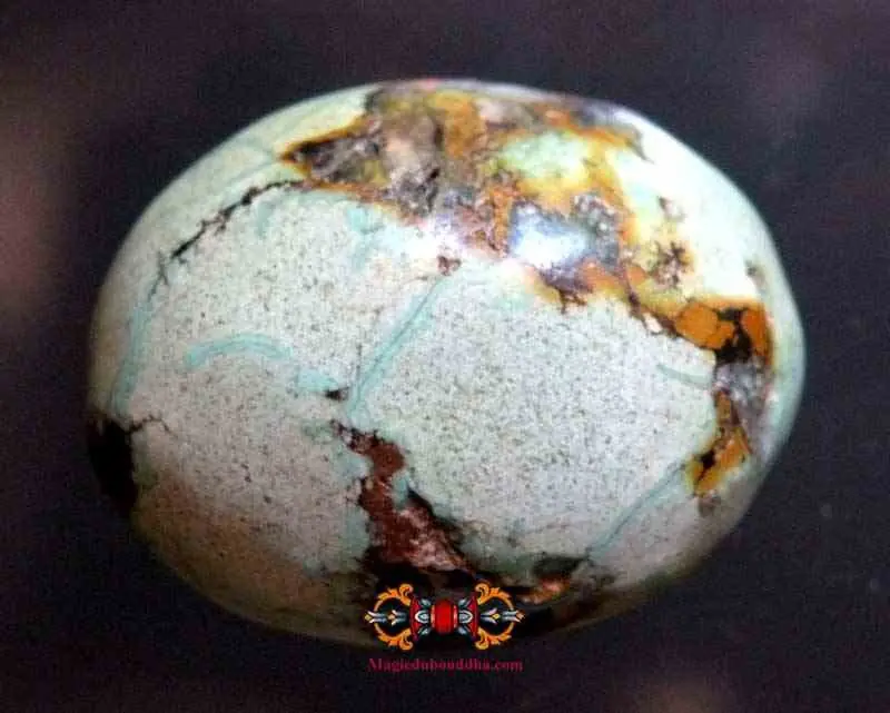 Tibetan turquoise bead.