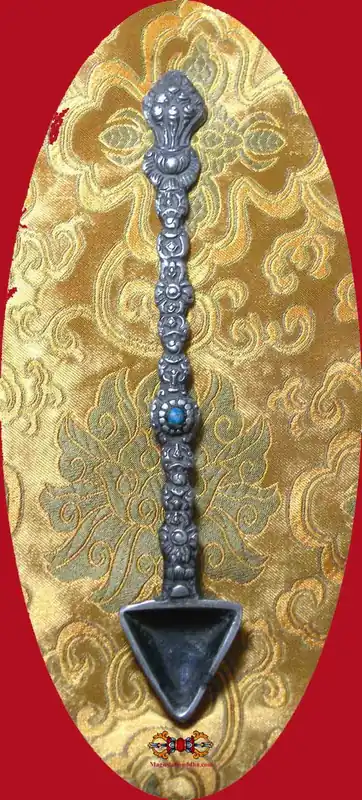 Tantric ritual offering spoon - Tibetan Buddhism.