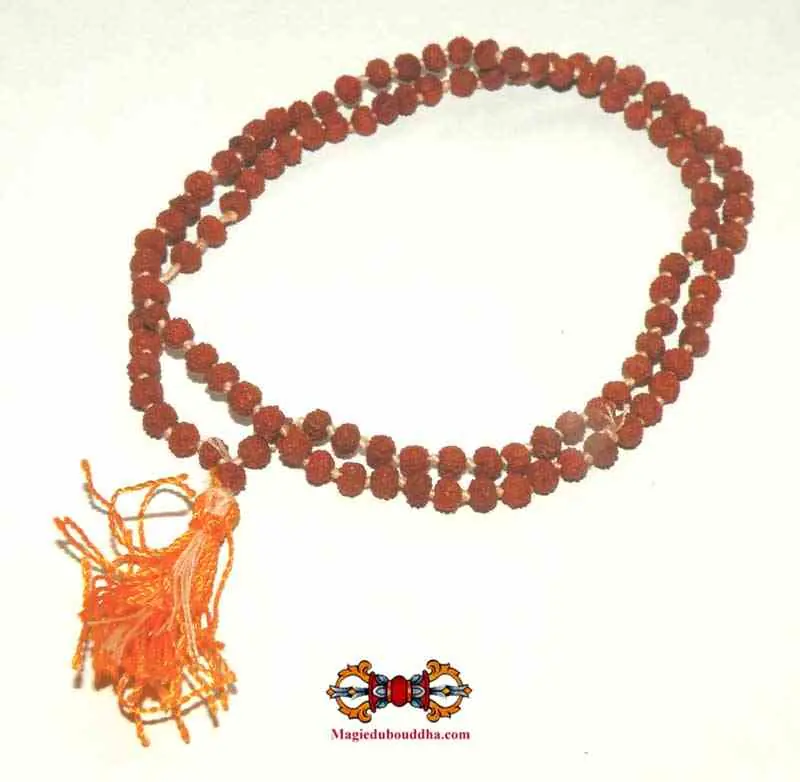 Miniature Shiva rudraksha seed mala XXXS.