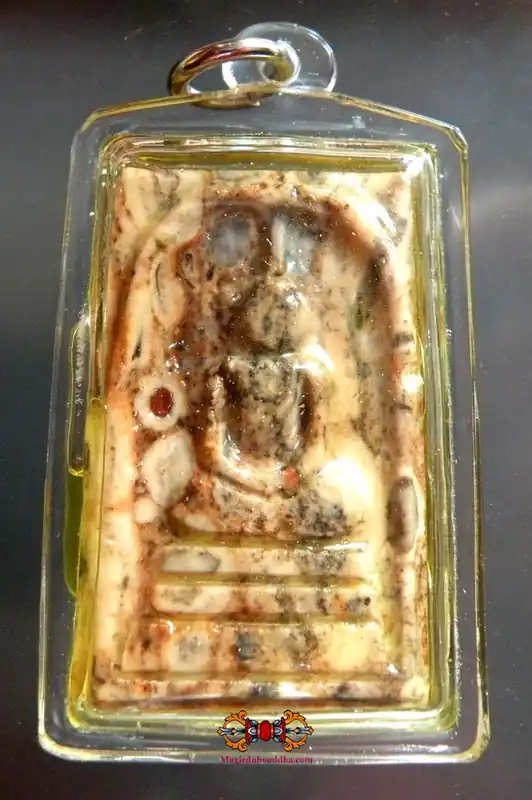 Large Phra Somdej amulets in relic stone Hin Phratat