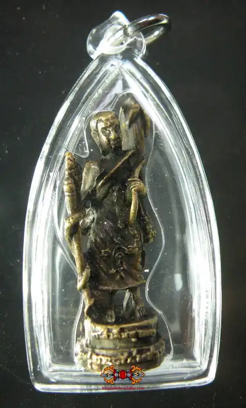 Beautiful bronze Phra Siwali amulet