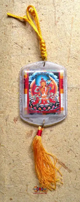 Bönpo Yantra Amulet of Sherab Chama - Protection against road accidents.