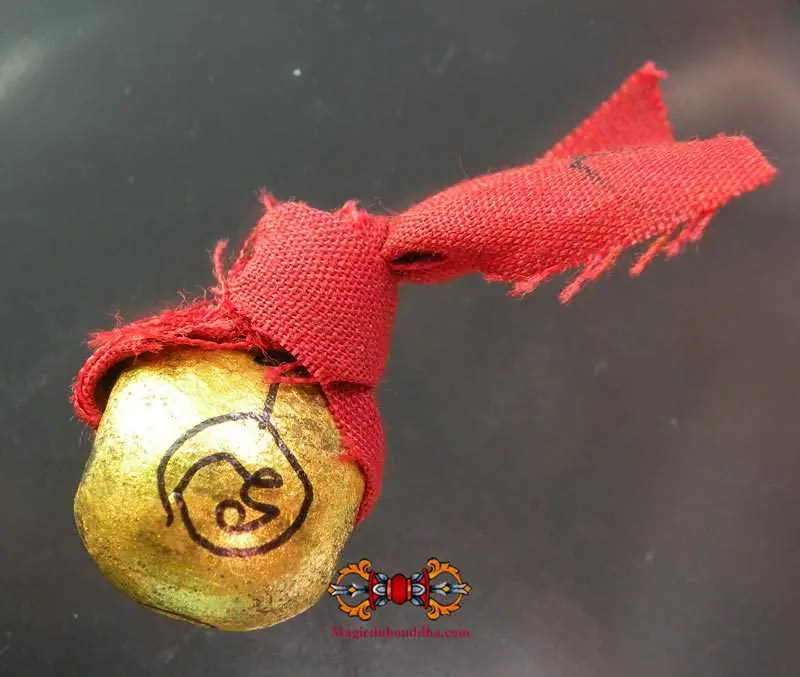 LP Thongpoon's Look Aum Samadhi Ball Amulet - For meditation.