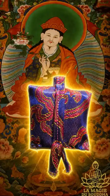 Tibetan Amulet Dta'grol Kar Gling Shi Khro - Liberation by contact.