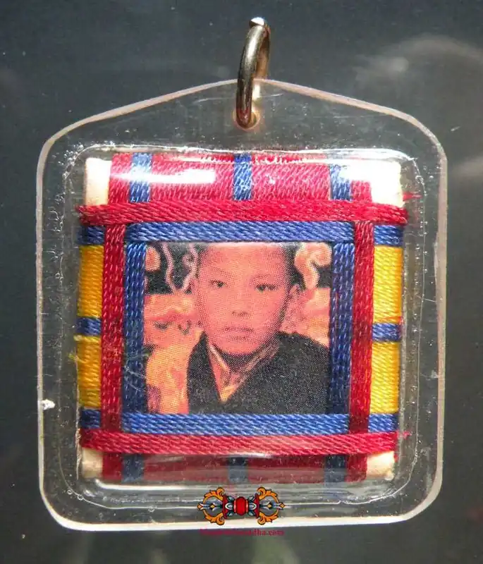 Yantra Amulet of His Holiness the Karmapa.