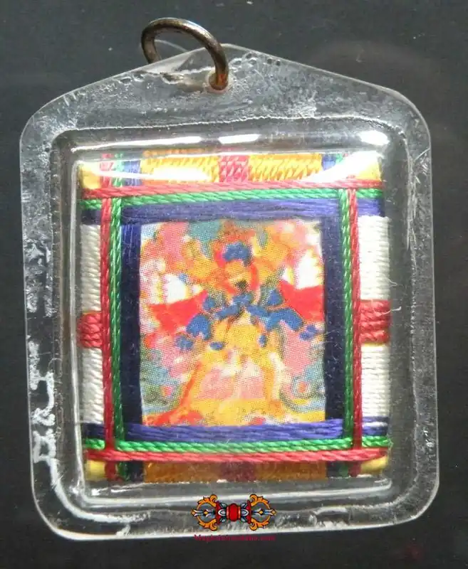Tibetan Kalachakra Yantra Amulet - His Holiness Sakya Trizin.