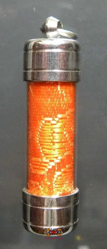Dzambhala Fortune Buddha Mantra Amulet.
