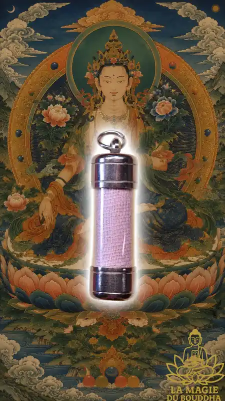 Tibetan Amulet Namgyalma Mantra - Tibetan Protection of the White Umbrella.