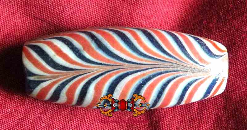 Antique glass paste beads