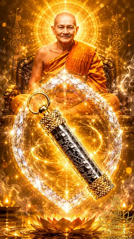 Powerful protective amulet Takut Yant Kropetch - Diamond Armor.