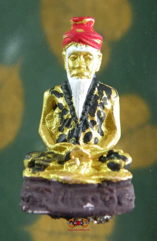 Thai Lersi Tafai Amulet made of sacred plant paste - Venerable LP Kian.