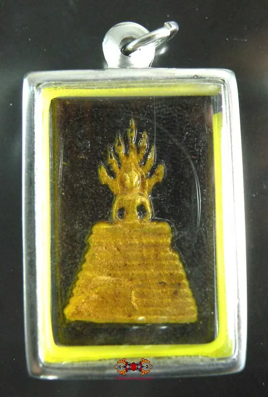 Beautiful wooden Phra Naphrok amulet - Wat Phra Siraram