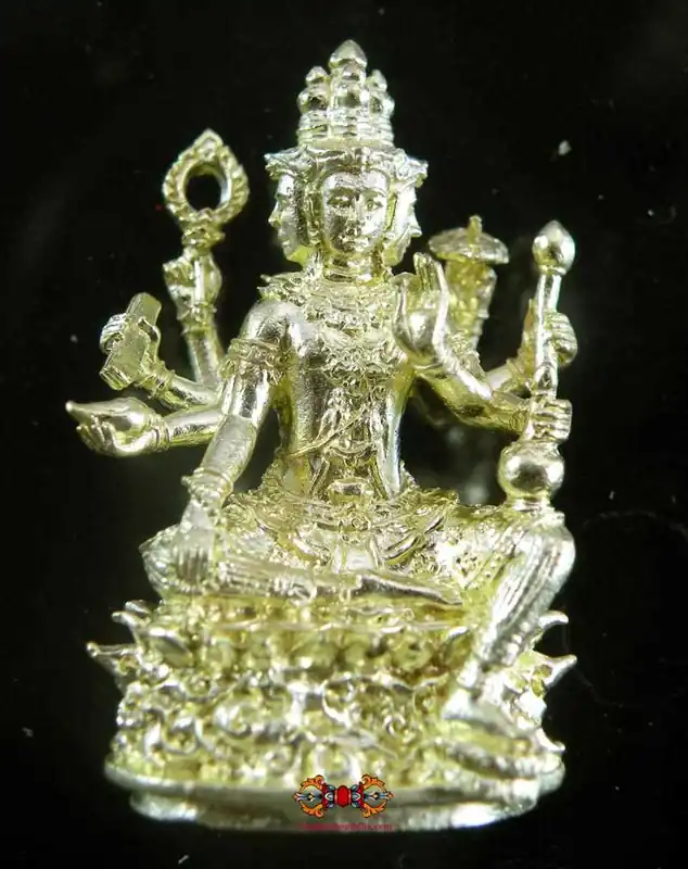 Phra Phrom (Brahma) Amulet - Venerable LP Whan Kusarakitto.
